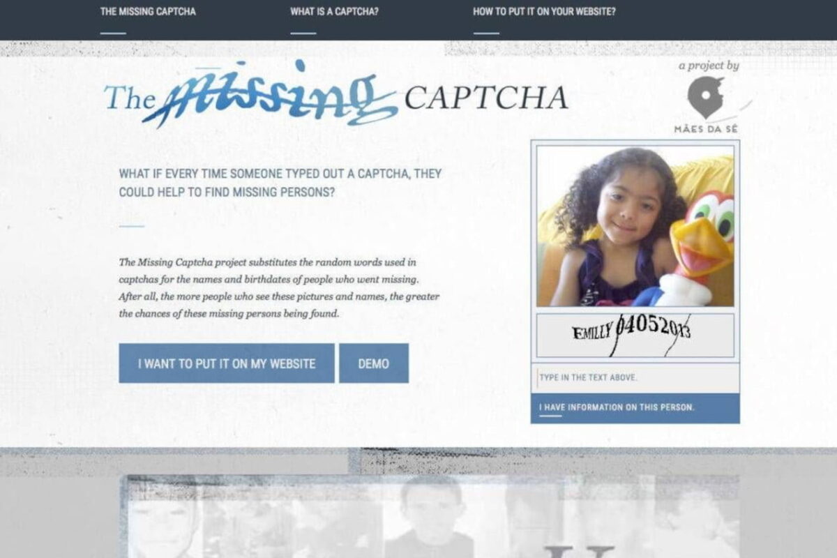 Captcha Desaparecido