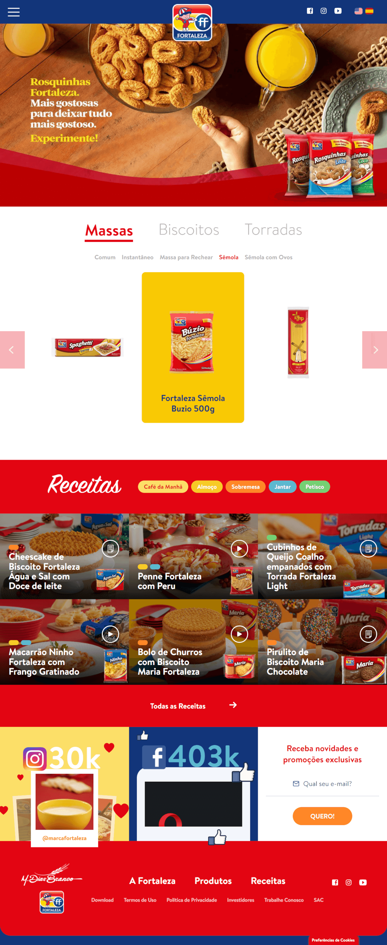 Home desktop — Marca Fortaleza