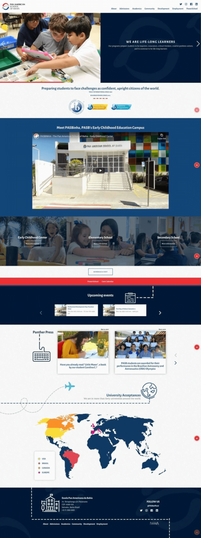 Home - Pan American School of Bahia