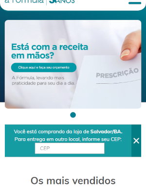 Versão tablet — Hub A Fórmula