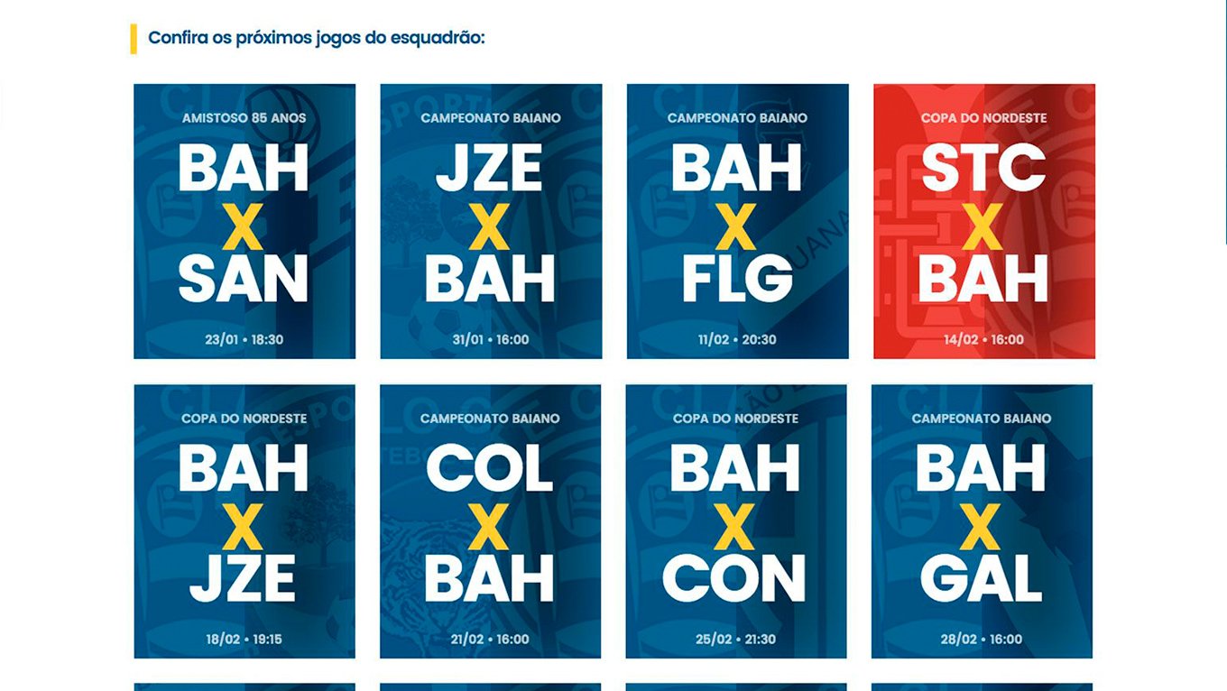 Galeria - Esporte Clube Bahia