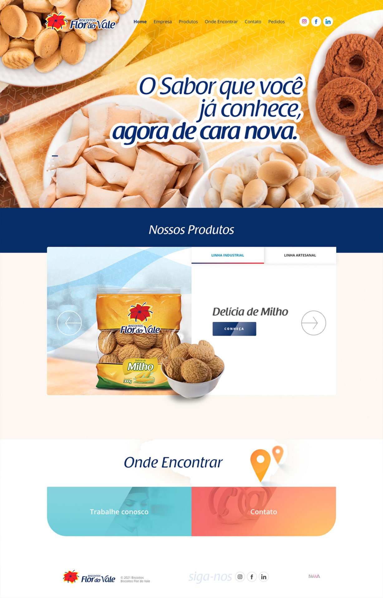 Home desktop — Flor do Vale