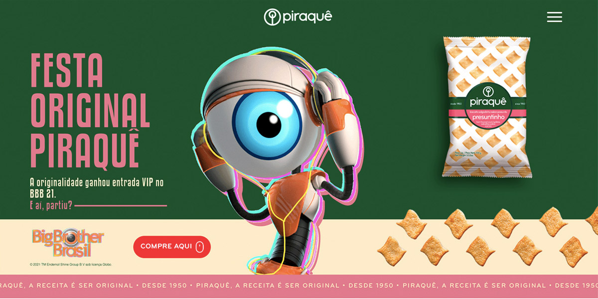 Versão desktop — Festa Piraquê no BBB21