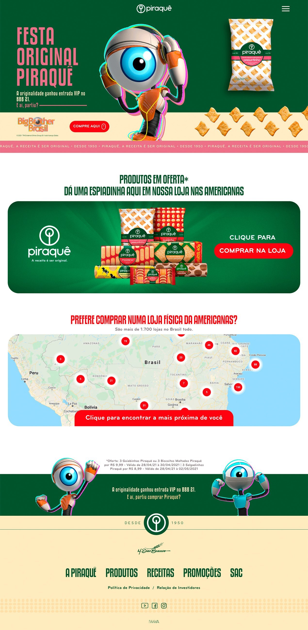 Home desktop — <strong>Festa Piraquê</strong> no BBB