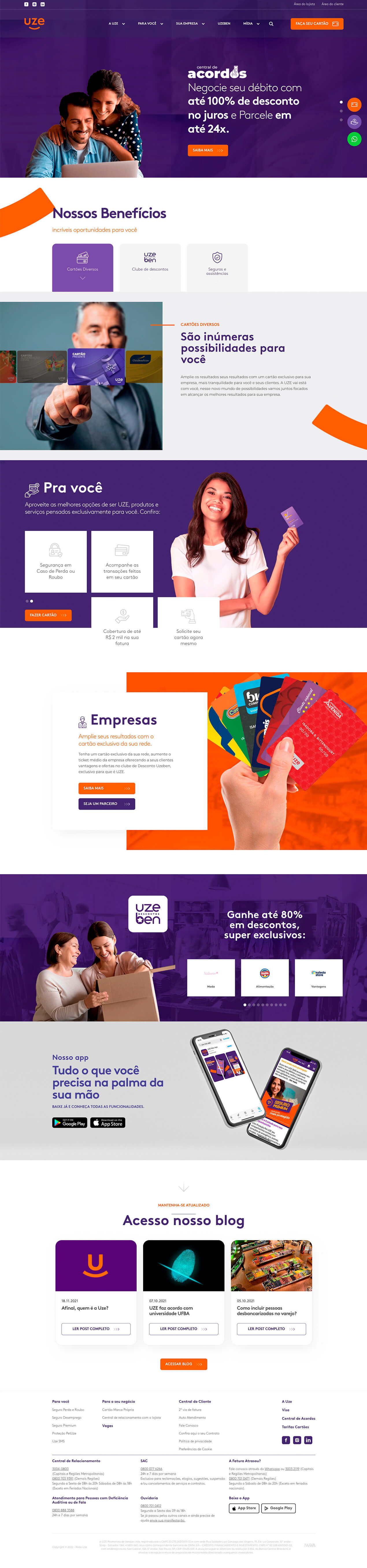 Home desktop — UZE