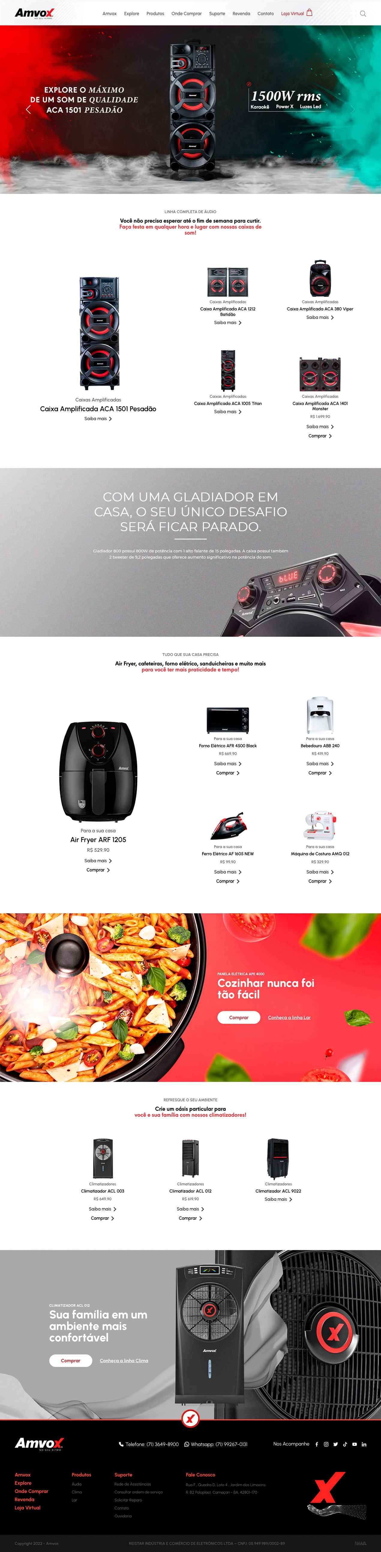 Home desktop — Amvox Institucional