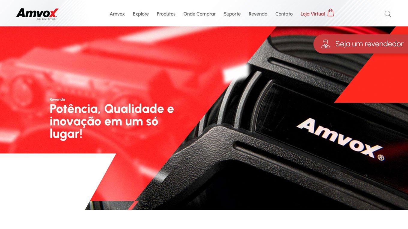 Página interna — Amvox Institucional