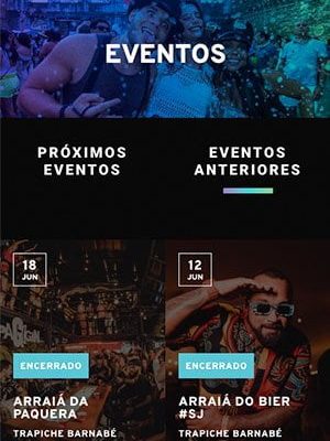 Versão tablet — Hub Feed