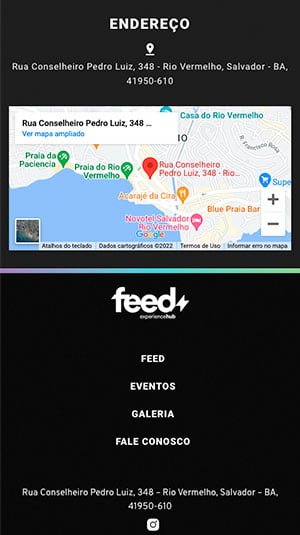 Tela mobile — Hub Feed