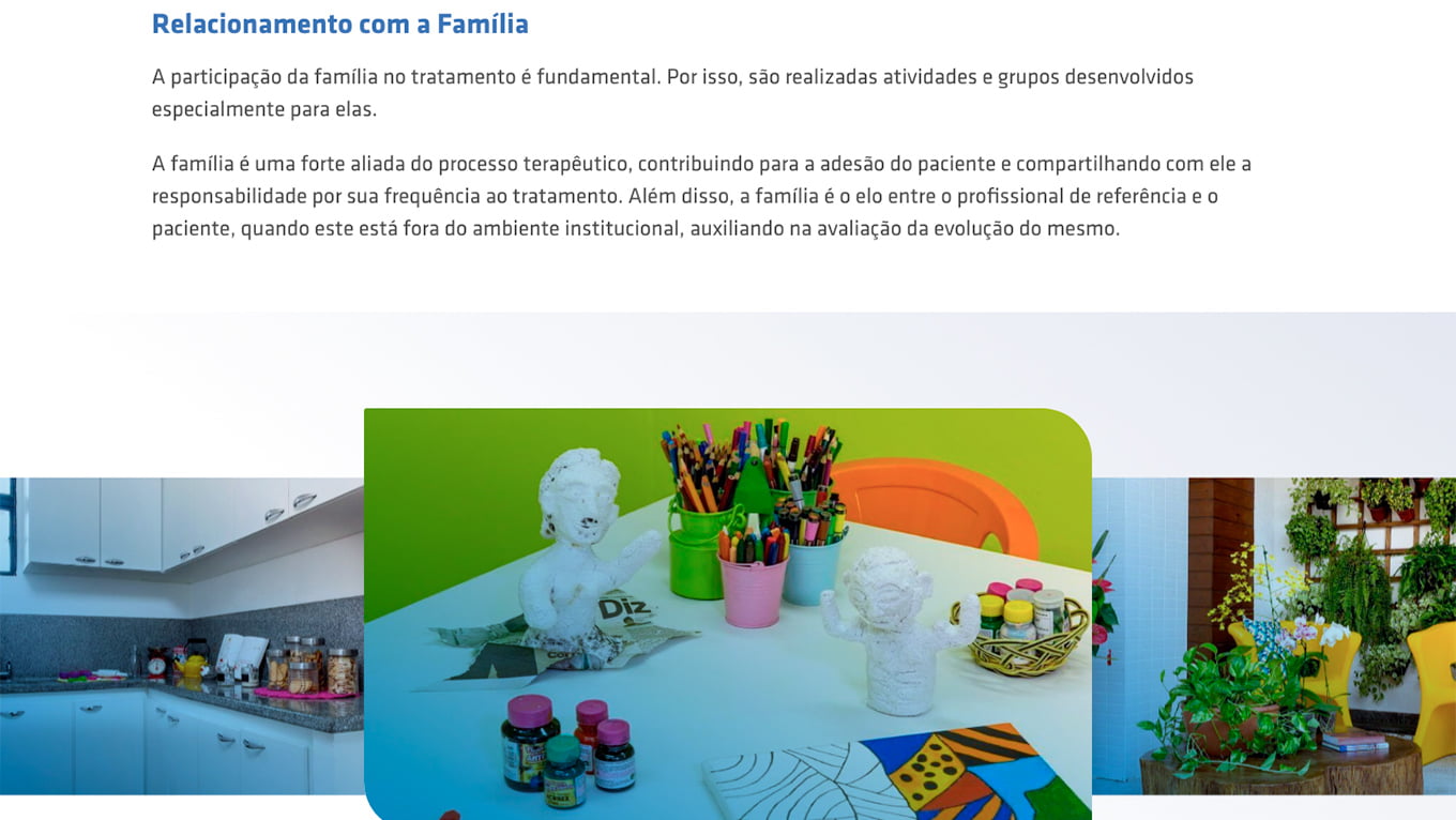 Página interna — Holiste