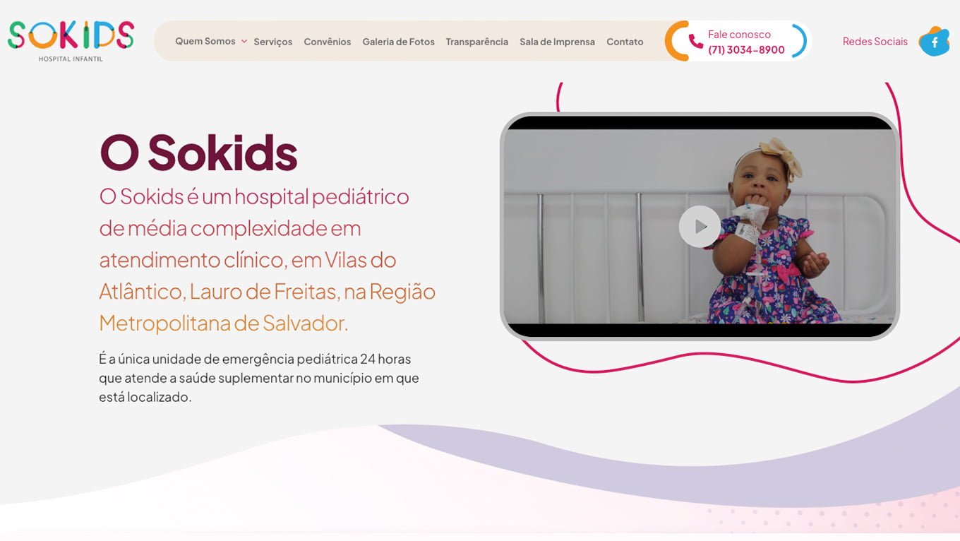 Página interna — Sokids