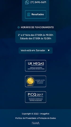 Tela mobile — Imagepat