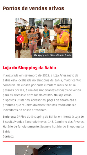 Galeria - Artesanato da Bahia