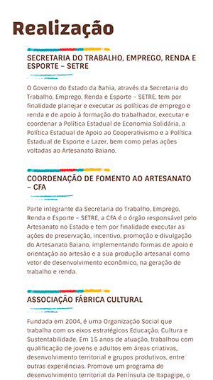 Galeria - Artesanato da Bahia