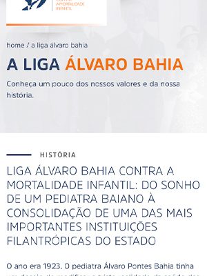 Versão tablet — Liga Álvaro Bahia