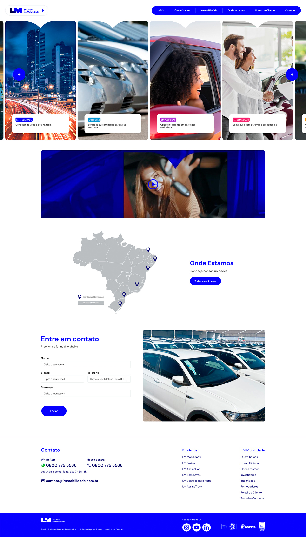 Home desktop — LM Mobilidade