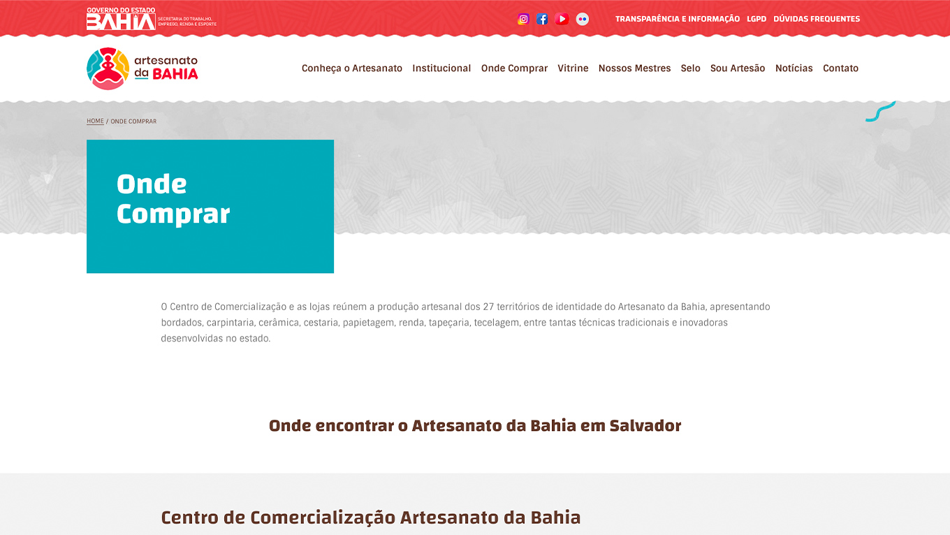 Galeria - Artesanato da Bahia