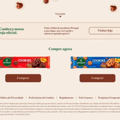 Foto do projeto — Aceita Cookies Piraquê