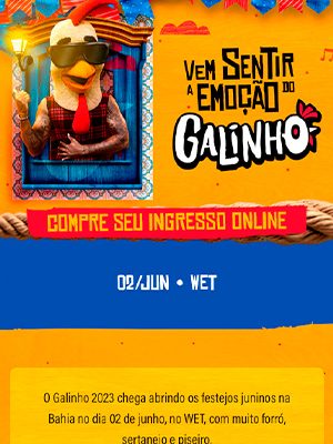 Versão tablet — O Galinho