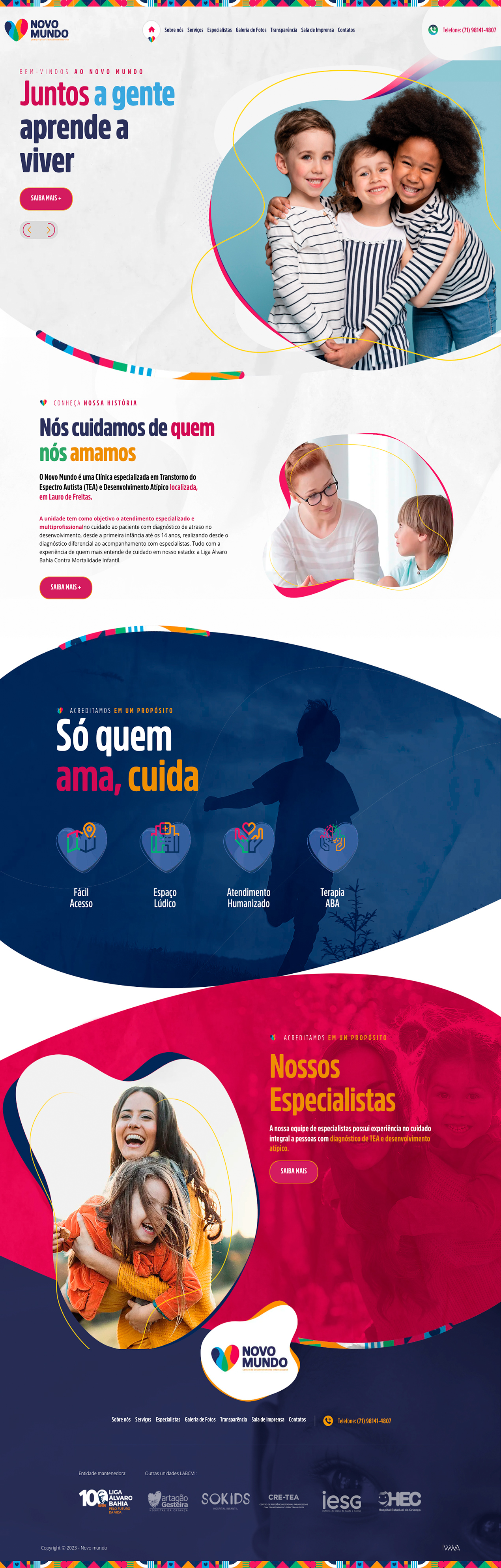 Home desktop — Novo Mundo