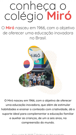 Galeria - Colégio Miró