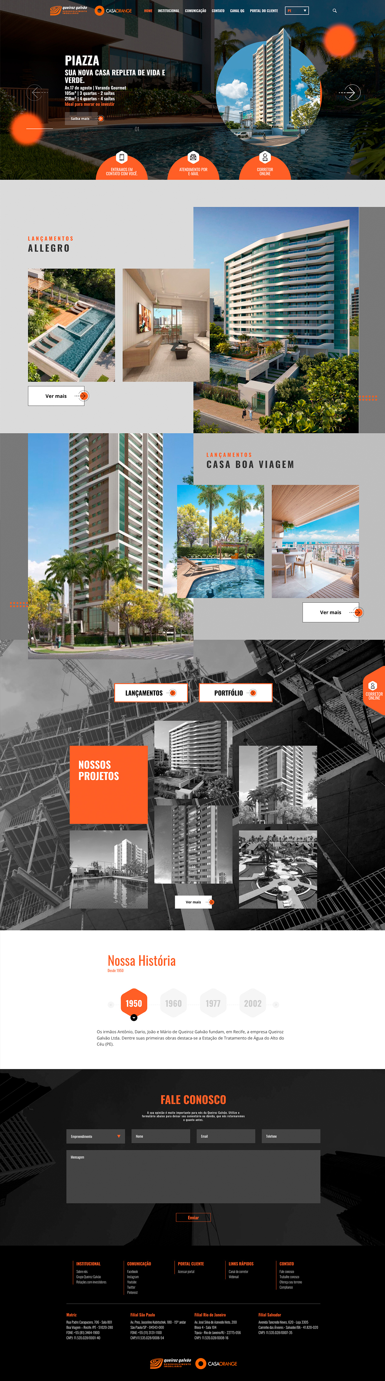 Home desktop — Casa Orange