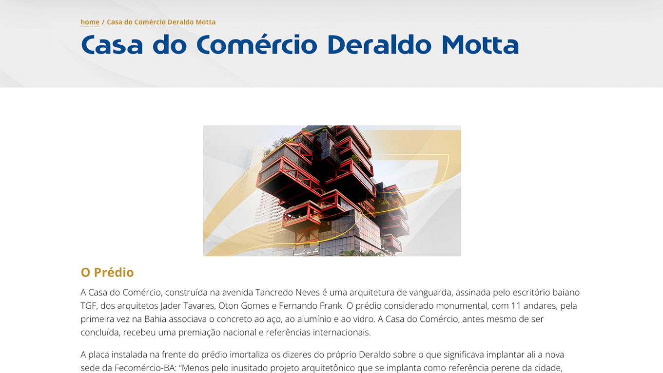 Galeria - Fecomércio Bahia