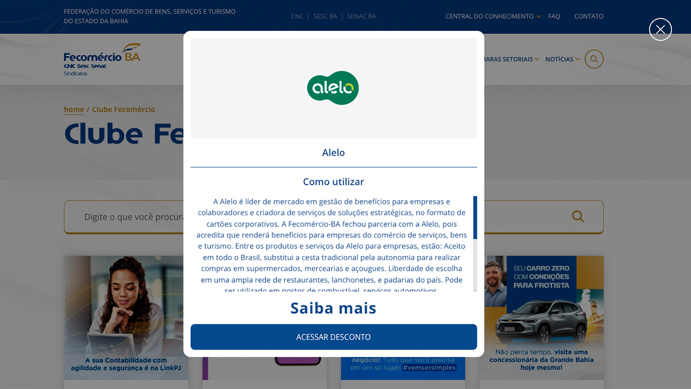 Galeria - Fecomércio Bahia