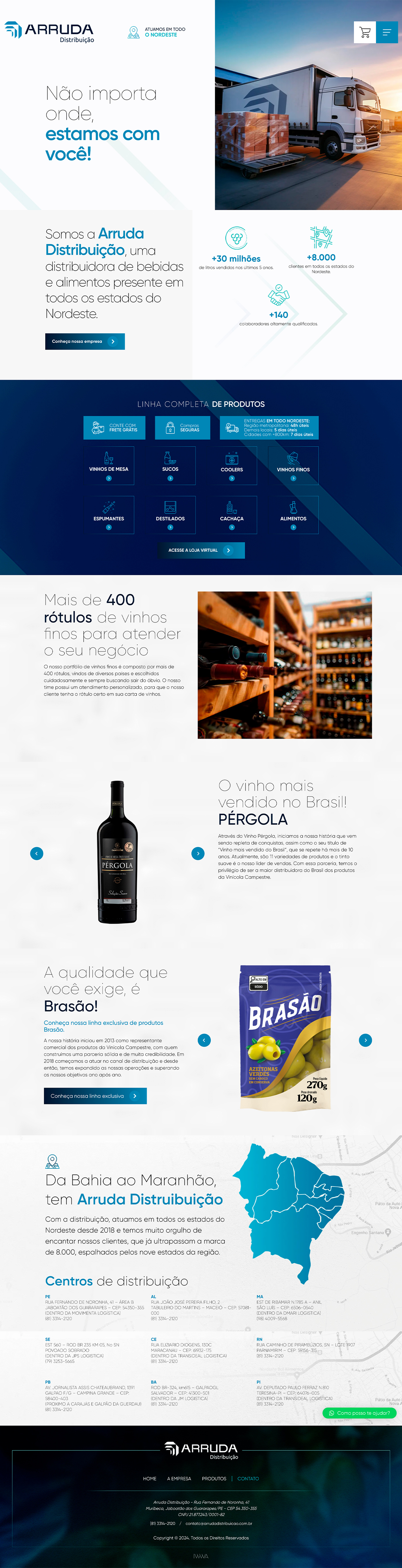 Home desktop — Arruda Distribuição