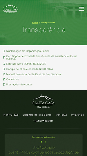 Galeria - Santa Casa Rui Barbosa