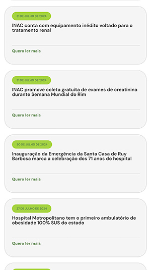 Galeria - Santa Casa Rui Barbosa