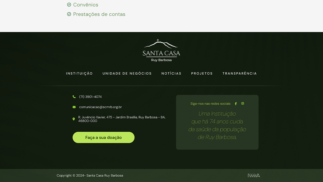 Galeria - Santa Casa Rui Barbosa