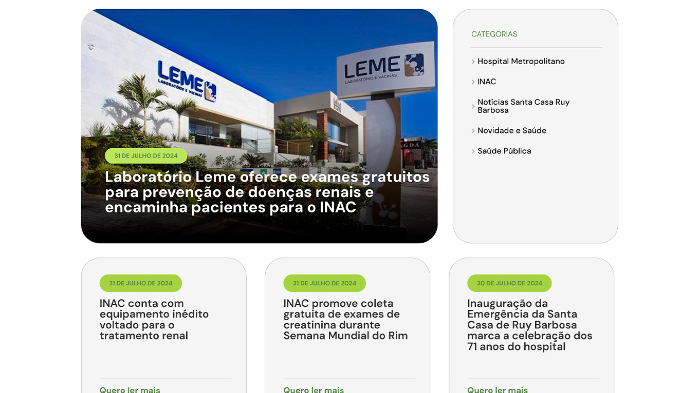 Galeria - Santa Casa Rui Barbosa