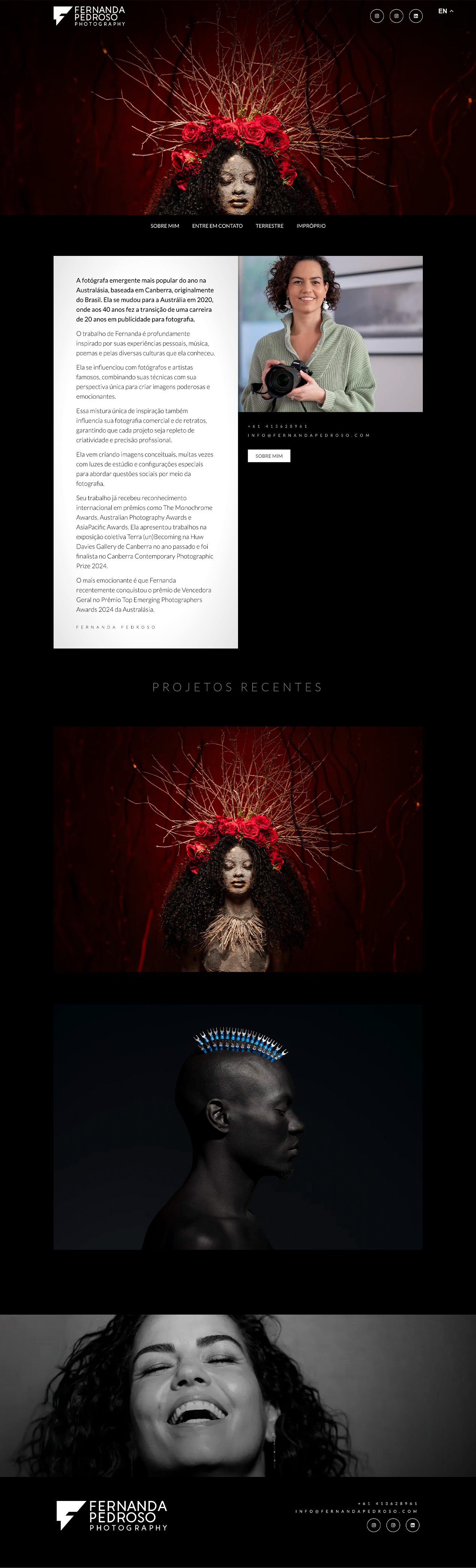 Home desktop — Fernanda Pedroso