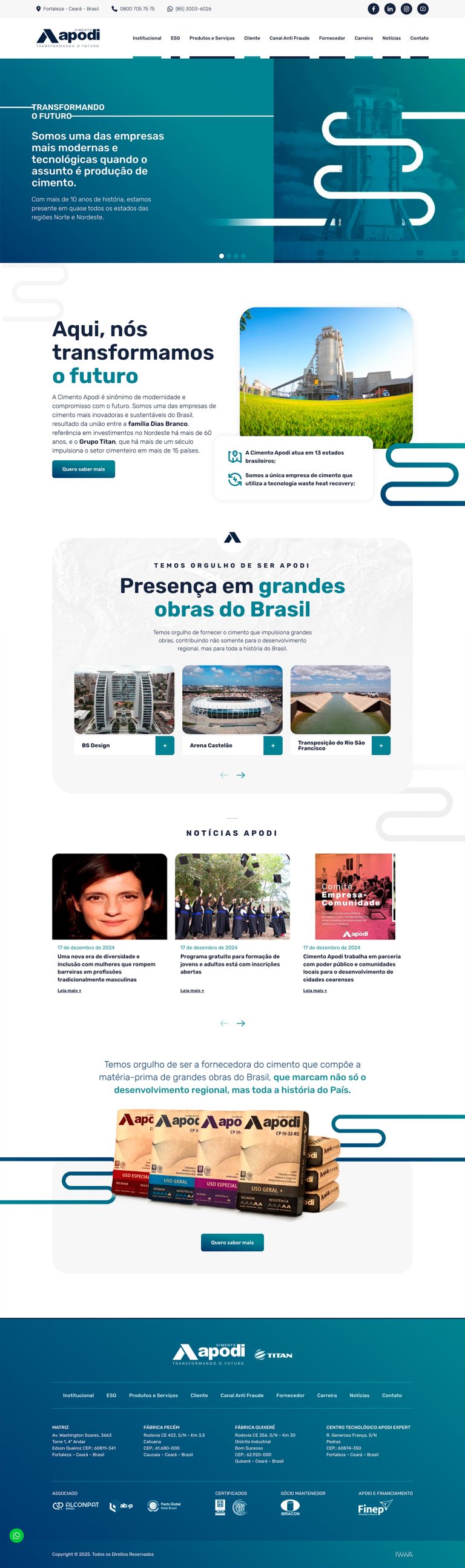 Home - Cimento Apodi