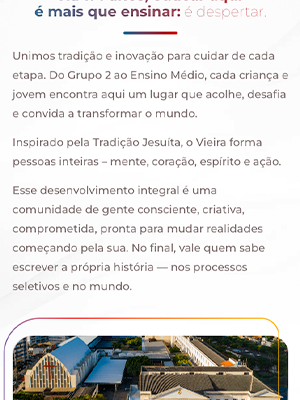 Versão tablet — Novos Alunos Vieira 2026