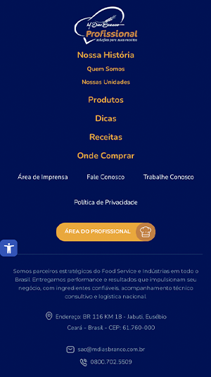 Galeria - M. Dias Branco Profissional