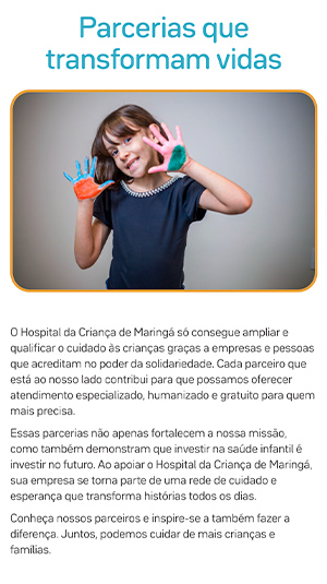 Galeria - Hospital Criança Maringá