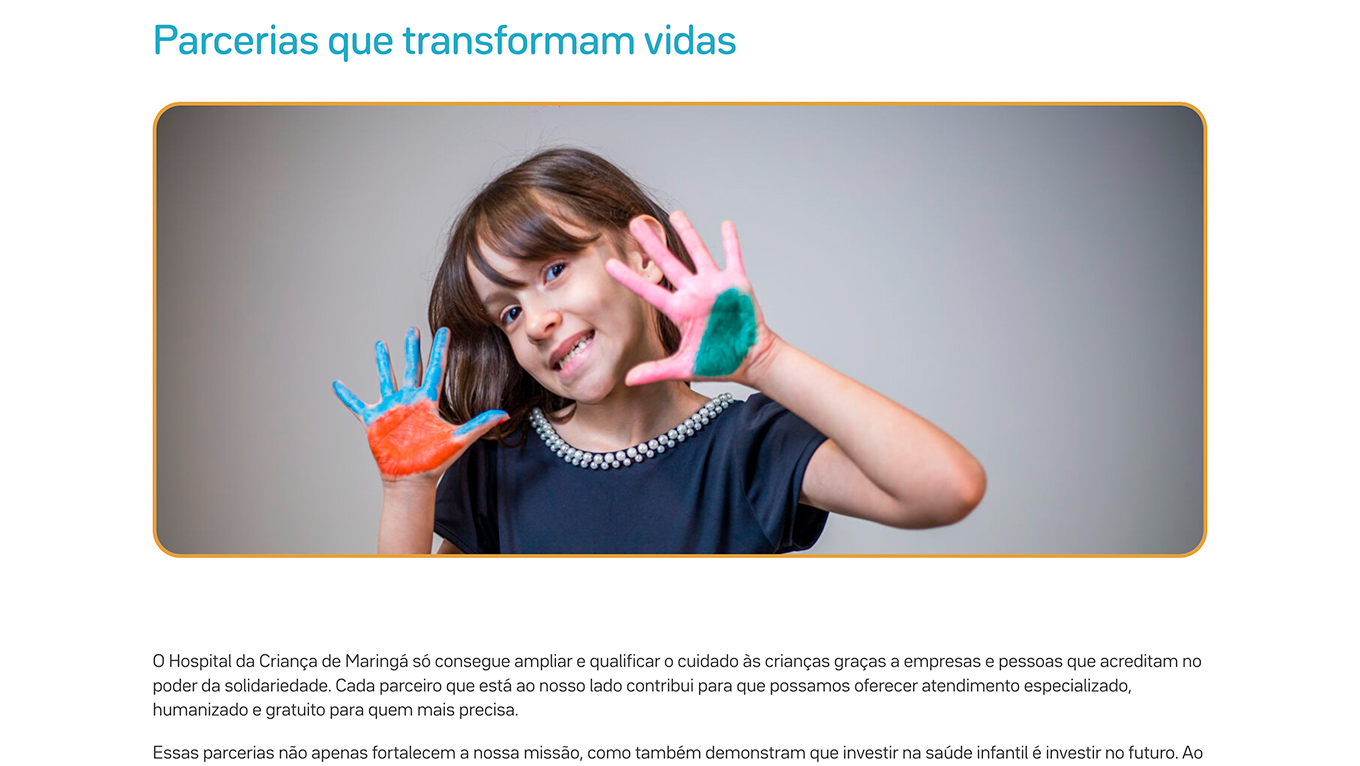 Galeria - Hospital Criança Maringá