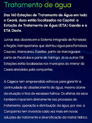 Versão tablet — Cagece