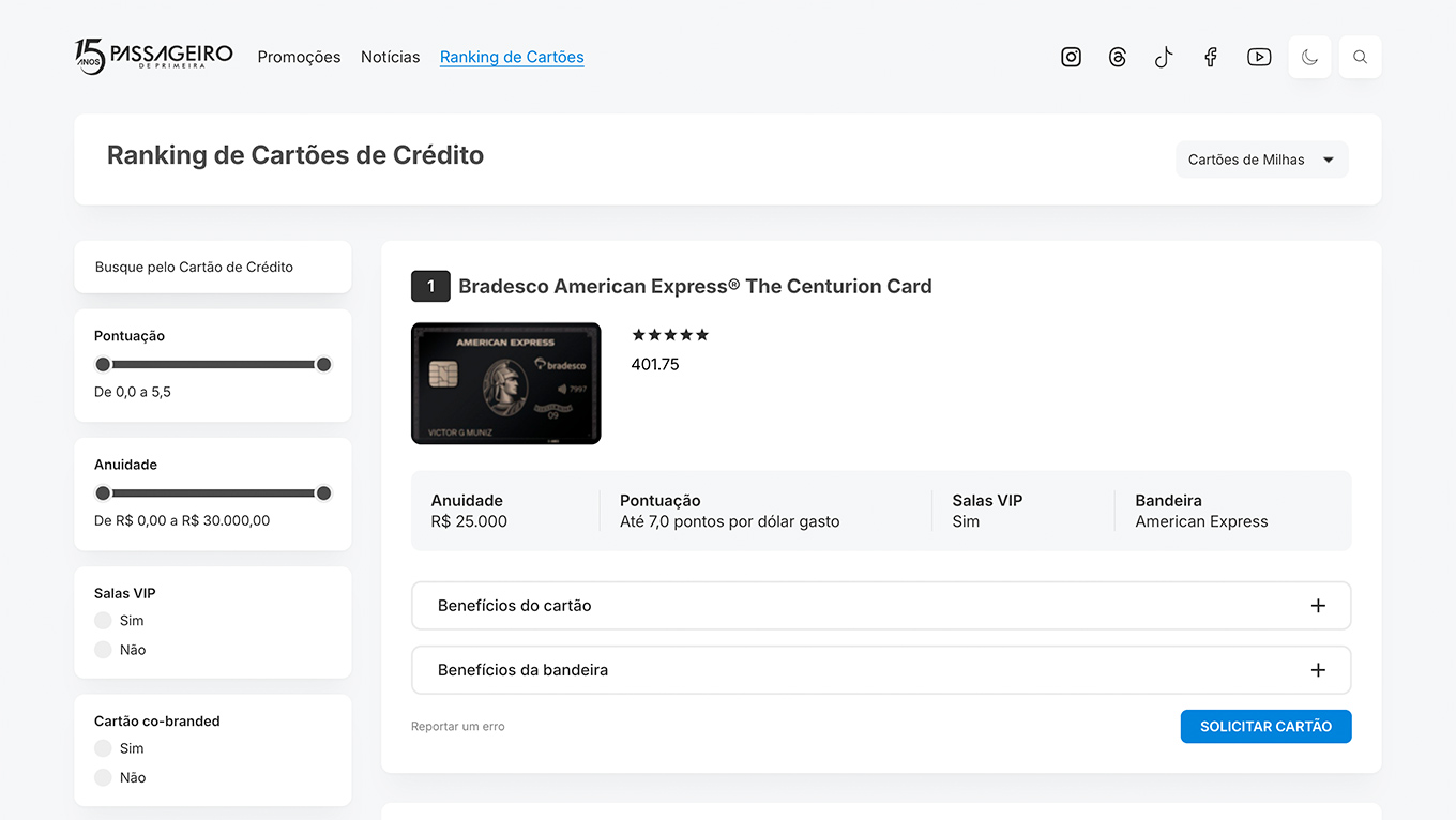 Galeria - Passageiro de Primeira