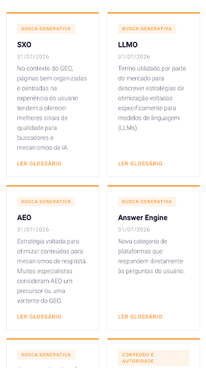 Galeria - GEO e SEO