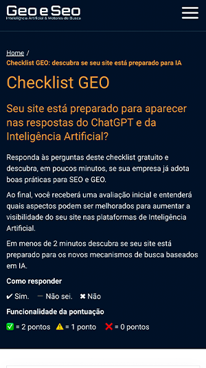 Galeria - GEO e SEO