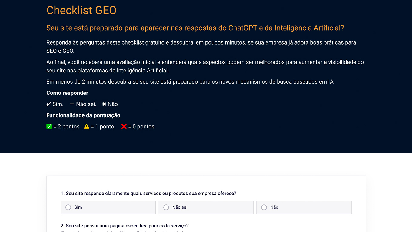 Galeria - GEO e SEO