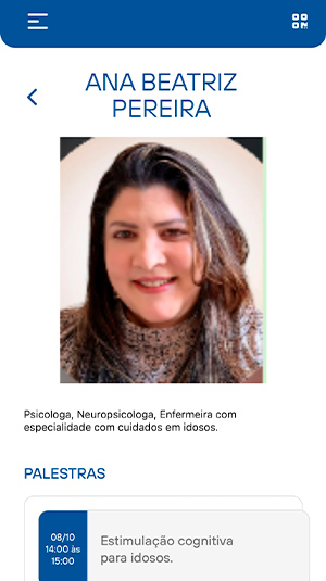 Tela mobile — Congresso Inovação 2026