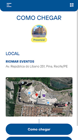 Tela mobile — Congresso Inovação 2026