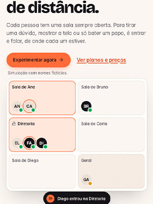 Versão tablet — Pulo App