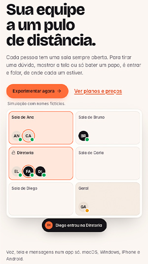 Tela mobile — Pulo App